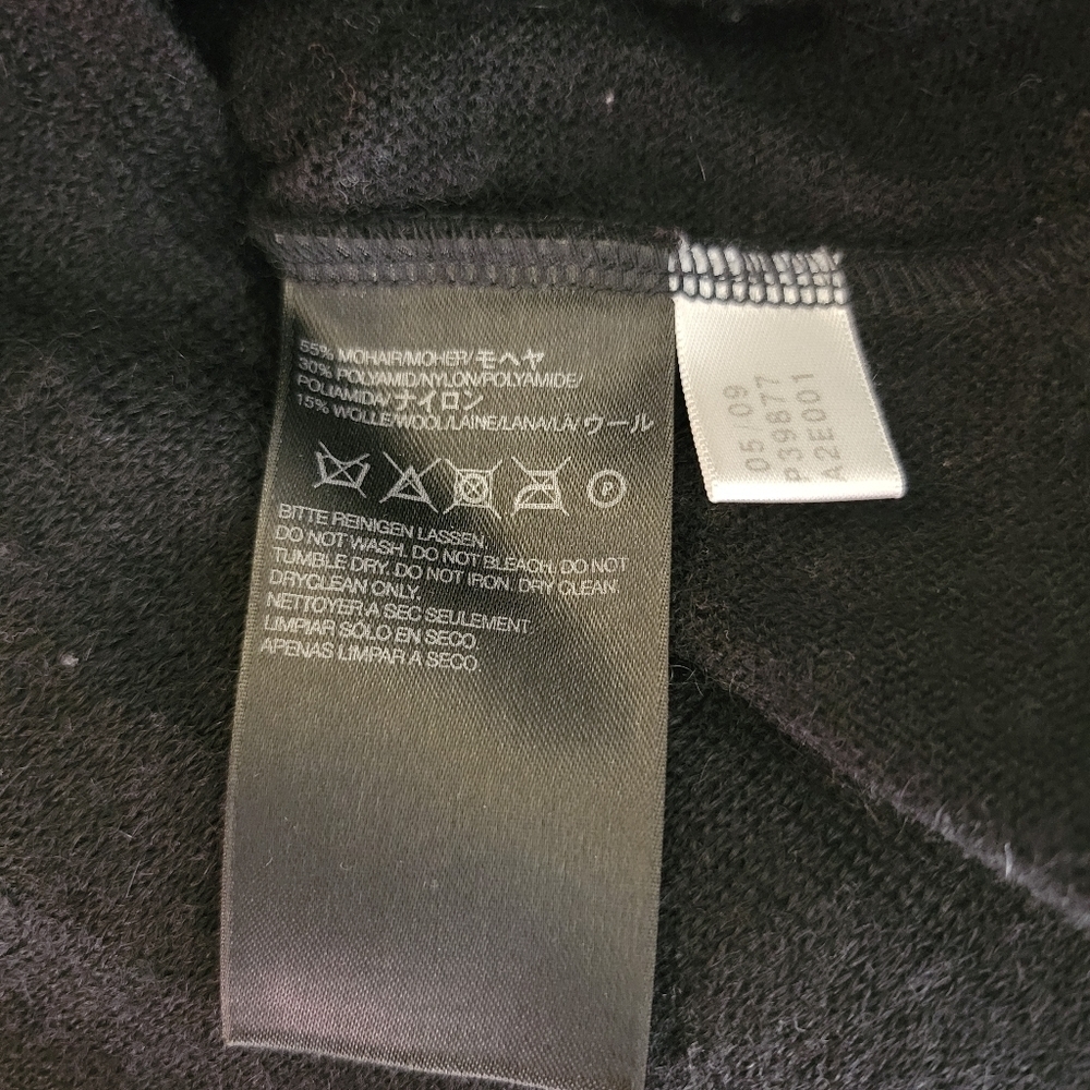 Y-3 Yohji Yamamoto Adidas Long Cardigan Sweater XS Mohair Wool Pockets - Picture 7 of 9